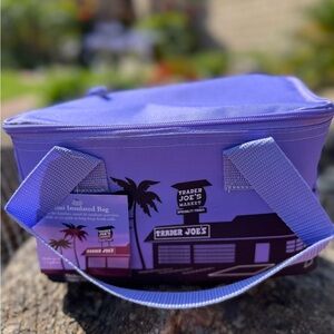 NWT Trader Joe's Purple Insulated Bag